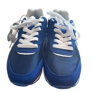 Reebok Royal Glide Blue White Athletic Sneakers Shoes Womens 6.5 FFC0127923